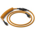 Cabo Coiled Glorious USB-C para USB-A 1.37m - Glorious Gold