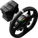 Conjunto MOZA Racing R3 Racing Simulator PC ( Base Volante Direct Drive R3 + Volante ES + Pedais SR-P Lite + Suporte de Mesa R5) - Image 3