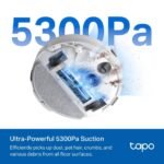 Aspirador Robô TP-Link Tapo RV30 Max Plus 5300Pa Branco + Doca Auto-Esvaziamento - Image 6