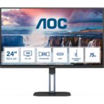 Monitor AOC V5 24V5C 23.8" Full HD LED 1ms 75Hz Preto