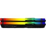 Memória RAM Kingston Fury Beast RGB 64GB (2x32Gb) DDR5 6000Mhz CL36 EXPO Pretas - Image 4