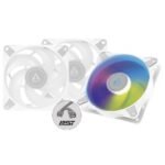 Ventoinha 120mm Arctic P12 PWM PST A-RGB 2000RPM 4 Pinos Branca (Pack 3) - Image 5