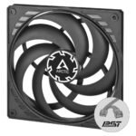 Ventoinha 140mm Arctic P14 Slim PWM PST 1800RPM 4 Pinos Preta - Image 4