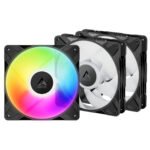 Ventoinha Arctic P14 PRO PWM A-RGB 140mm - Preto (Pack 3)