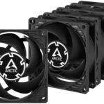 Ventoinha Arctic P8 PWM PST 80mm (Pack 5) - Preto