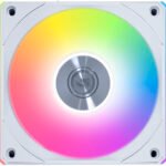 Ventoinha Lian Li UNI FAN CL120 Wireless RGB Reverse Blade PWM Branco 120mm