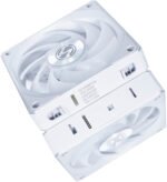 Ventoinha Lian Li UNI FAN CL120 Wireless RGB PWM Branco 120mm (Pack 3) - Image 3