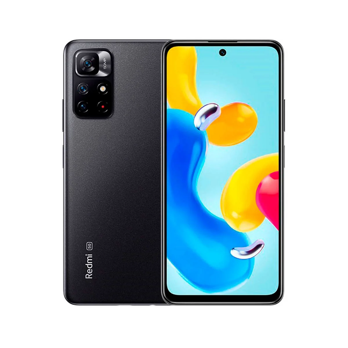 xiaomi-redmi-note-11s-5g-128gb4gb-dual-sim-preto Smartphone Xiaomi Redmi Note 11S 5G 4GB 128GB 6.6" Midnight Black - Image 1