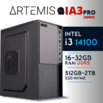 PC Gaming ARTEMIS-IA3PRO - I3 14100 | Intel UHD 730 | 16GB | SSD 500GB