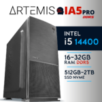 PC Gaming ARTEMIS-IA5PRO - I5 14400 | Intel UHD 730 | 16GB | SSD 500GB