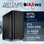 PC Gaming ARTEMIS-IA5WS - U5 225 | RTX5060 8GB | 16GB | M.2 1TB