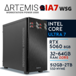 PC Gaming ARTEMIS-IA7WSG - U7 265K | RTX5060 8GB | 32GB | M.2 1TB