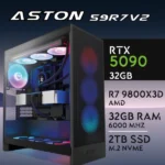 PC Gaming ASTON-59R7V2 - R7 9800X3D | RTX5090 32GB | 32GB | M.2 2TB
