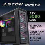 PC Gaming ASTON-80I9V2 - I9 14900K | RTX5080 16GB | 32GB | M.2 1TB