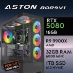 PC Gaming ASTON-80R9V1 - R9 9900X | RTX5080 16GB | 32GB | M.2 1TB