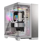 Caixa Mid-Tower Corsair 6500X Dual Chamber Vidro Temperado Branca/Cinza