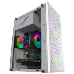 Caixa Micro-ATX Mars Gaming MC-CORE FRGB Branca - Image 3