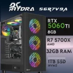PC Gaming HYDRA-56R7V9A - R7 5700X | RTX5060Ti 8GB | 32GB | M.2 1TB