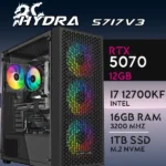PC Gaming HYDRA-57I7V3 - I7 12700KF | RTX5070 12GB | 16GB | M.2 1TB