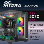 PC Gaming HYDRA-57I7V6 - I7 14700KF | RTX5070 12GB | 16GB | M.2 1TB