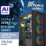 PC Gaming HYDRA-57U7V1 - U7 265KF | RTX5070 12GB | 32GB | M.2 1TB