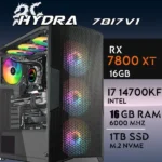 PC Gaming HYDRA-78I7V1 - i7 14700KF | RX7800XT 16GB | 16GB | M.2 1TB