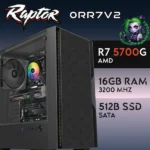 PC Gaming RAPTOR-0RR7V2 - R7 5700G | Radeon Graphics | 16GB | SSD 512