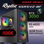 PC Gaming RAPTOR-55R5V2-BF - R5 5500 | RTX5050 8GB | 16GB | SSD 500GB