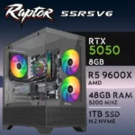 PC Gaming RAPTOR-55R5V6 - R5 9600X | RTX5050 8GB | 48GB | M.2 1TB