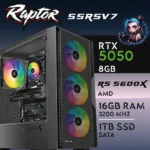 PC Gaming RAPTOR-55R5V7A - R5 5600X | RTX5050 8GB | 16GB | SSD 1TB