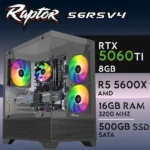 PC Gaming RAPTOR-56R5V4 - R5 5600X | RTX5060Ti 8GB | 16GB | SSD 500GB