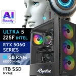 PC Gaming RAPTOR-56U5V1 - U5 225F | RTX5060 8GB | 16GB | M.2 1TB