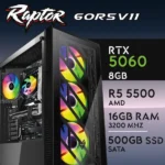 PC Gaming RAPTOR-60R5V11 - R5 5500 | RTX5060 8GB | 16GB | SSD 500GB