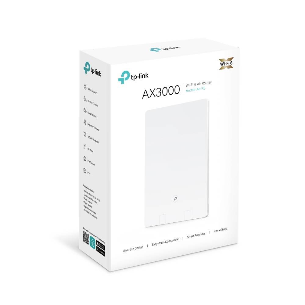 Router TP-Link Archer Air R5 AX3000 Dual-Band WiFi 6 Mesh Gigabit ...