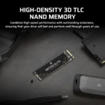 Disco SSD M.2 2280 Corsair MP700 ELITE 1TB 3D TLC NAND NVMe PCIe Gen 5.0x4 - Image 5