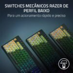 Teclado Mecânico Razer BlackWidow V4 Low-profile Tenkeyless HyperSpeed Wireless Gaming US Yellow Switch - Image 2