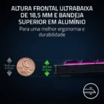 Teclado Mecânico Razer BlackWidow V4 Low-profile Tenkeyless HyperSpeed Wireless Gaming US Yellow Switch - Image 5