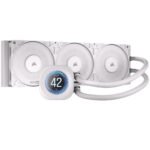 Water Cooler CPU Corsair NAUTILUS RS LCD 360mm Branco - Image 2