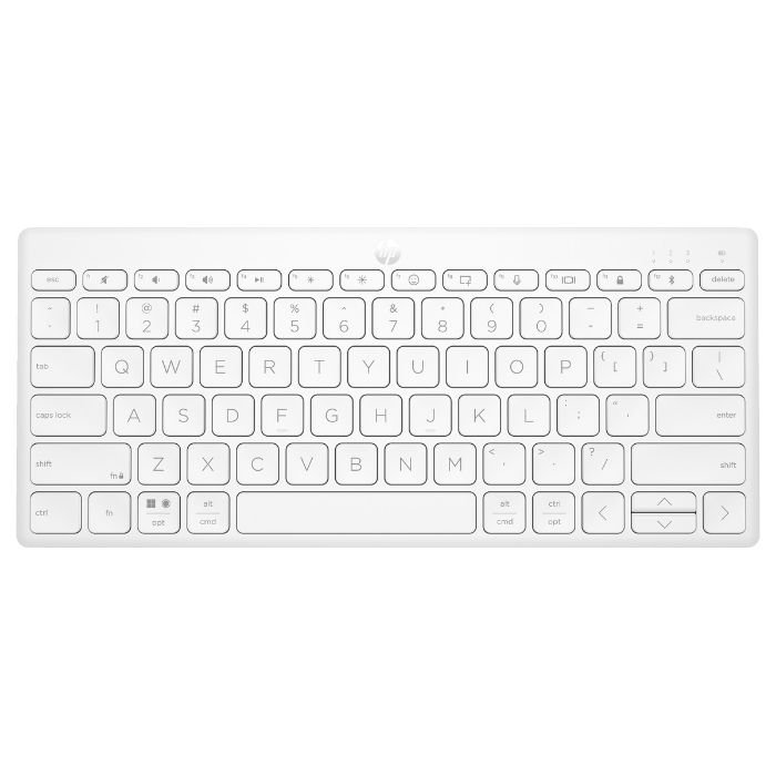 692T0AA#AB9 Teclado HP 350 Compact Multi-Device Bluetooth PT Branco - Image 1