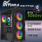 PC Gaming HYDRA-56I7V4A - I7 12700KF | RTX5060Ti 16GB | 32GB | M.2 1TB