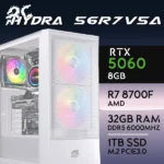 PC Gaming HYDRA-56R7V5A - R7 8700F | RTX5060 8GB | 32GB | M.2 1TB