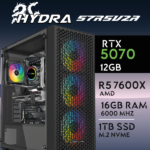 PC Gaming HYDRA-57R5V2A - R5 7600X | RTX5070Ti 16GB | 32GB | M.2 1TB