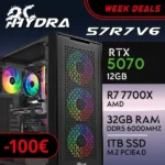 PC Gaming HYDRA-57R7V6 - R7 7700X | RTX5070 12GB | 32GB | M.2 1TB