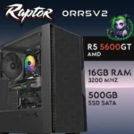PC Gaming RAPTOR-0RR5V2 - R5 5600GT | Radeon Graphics | 16GB | SSD 500GB