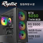 PC Gaming RAPTOR-55R5V2 - R5 5500 | RTX5050 8GB | 16GB | SSD 512