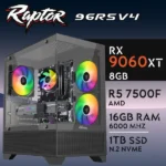 PC Gaming RAPTOR-96R5V4 - R5 7500F | RX9060XT 16GB | 16GB | M.2 1TB