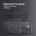 Teclado HyperX Eve 1800 Compact Gaming RGB PT Preto - Image 2