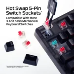 Teclado HyperX Origins 2 1800 Gaming RGB PT Red Linear Switches - Image 3