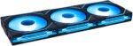 Ventoinha Lian Li UNI FAN SL120 Infinity Wireless RGB Reverse Blade PWM Preto 120mm (Pack 3) - Image 3