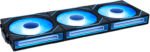 Ventoinha Lian Li UNI FAN SL120 Infinity Wireless RGB Reverse Blade PWM Preto 120mm (Pack 3) - Image 4